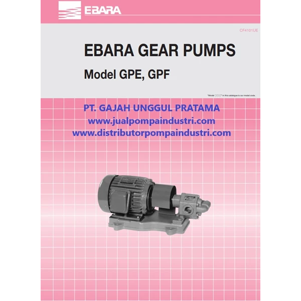 Ebara gear pump GPF 25