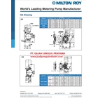 Dosing Pump LMI Milton Roy GB0180 PRAMNN 4